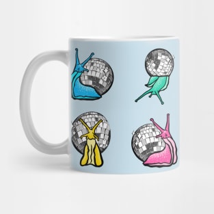 Rainbow Disco Snail Multipack Mug